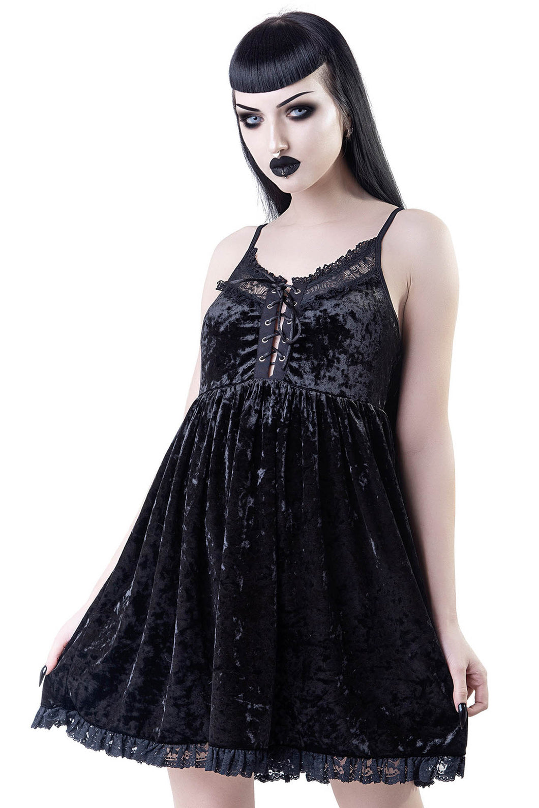 Angel velvet dress hotsell