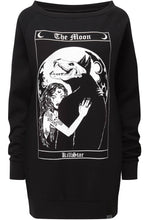 Load image into Gallery viewer, Wolf Moon Sweater Dress [PLUS]
